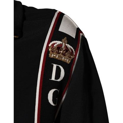 Dolce & Gabbana Black DG King Full Zip Sweatshirt  Sweater