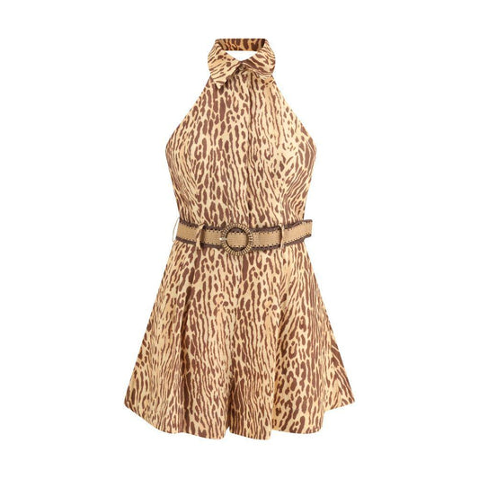 Zimmermann Leopard short Dress ZI-5132YSS255TLE-2