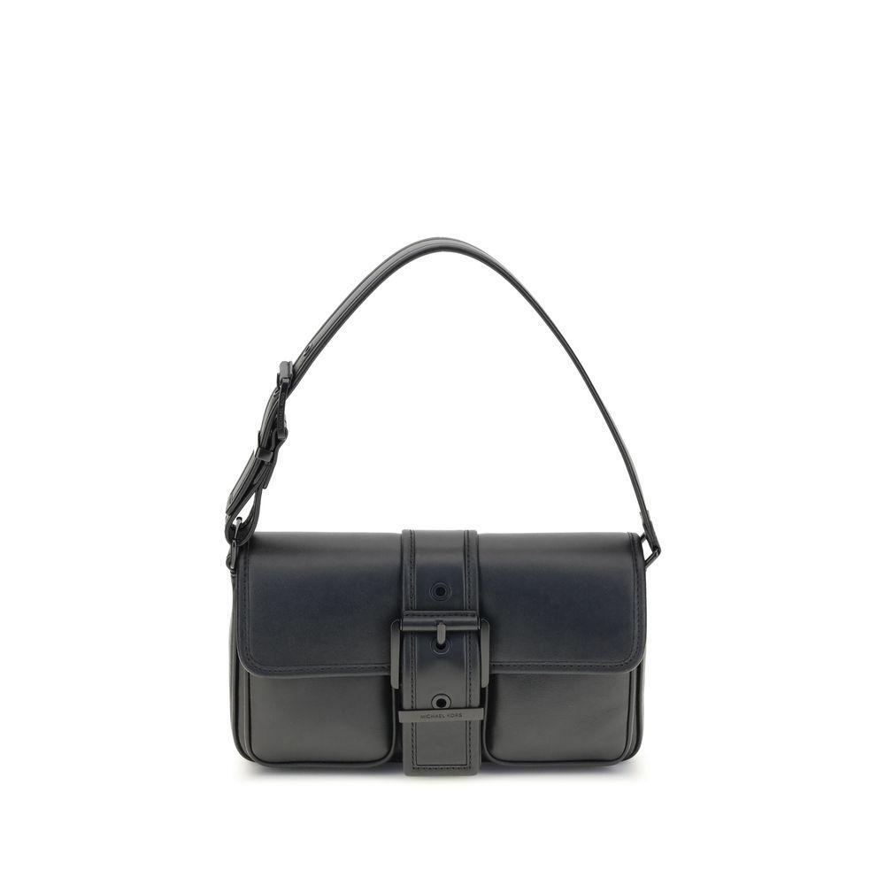 Front view with bag zipped and handles upright.