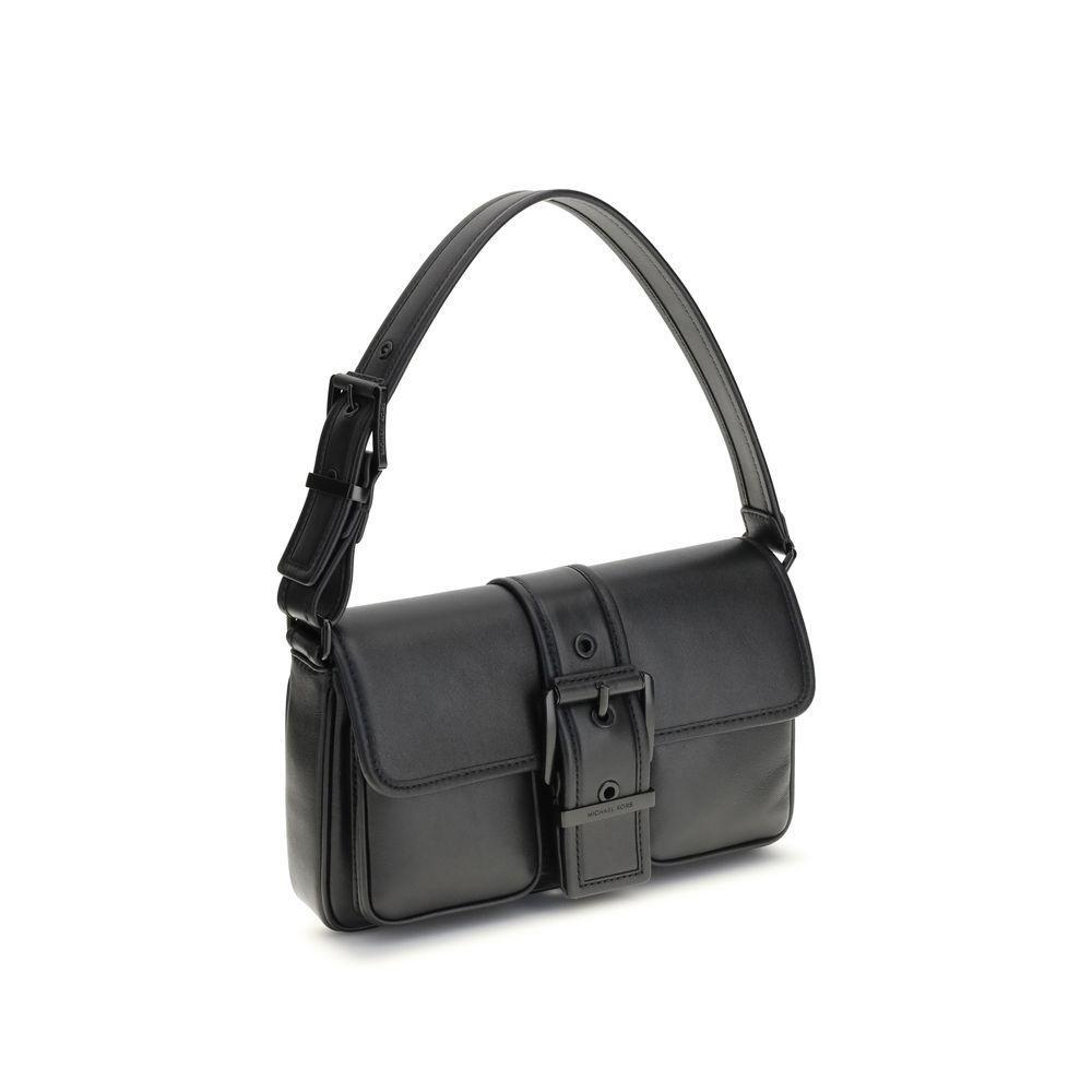 Front view with bag zipped and handles upright.