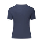 Tommy Hilfiger Blue Cotton Women T-Shirt TO-39304-S