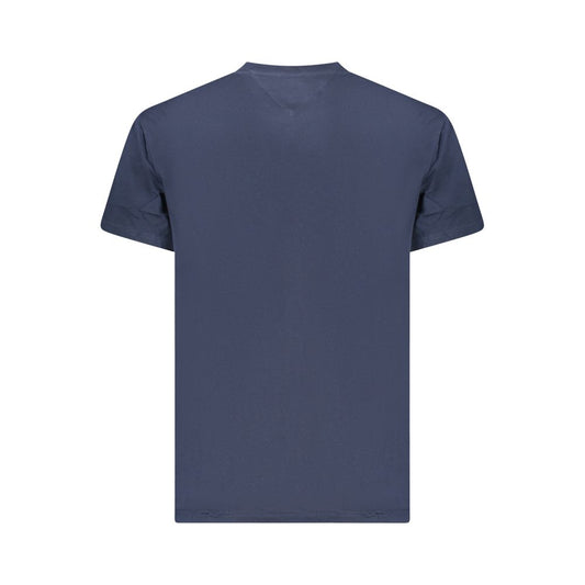 Tommy Hilfiger Blue Cotton Men T-Shirt TO-39311-L