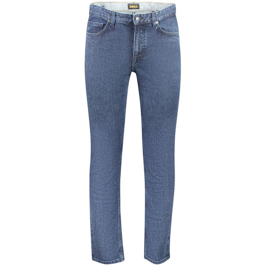 Hugo Boss Blue Cotton Men's Slim Fit Jean BO-39322-W36 | L32