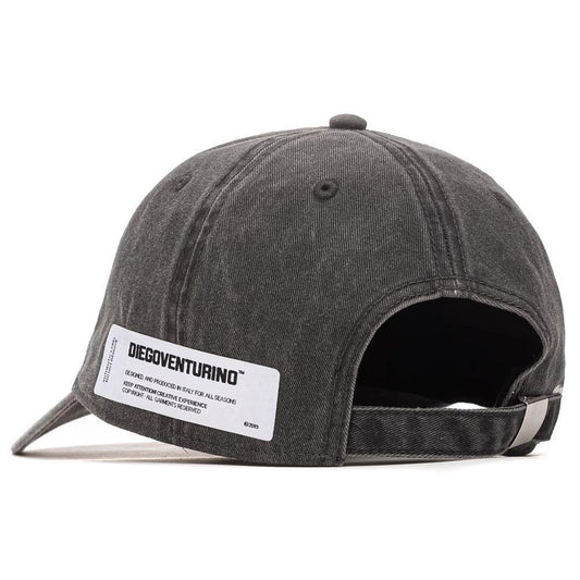 Diego Venturino Gray Cotton Hats & Cap DI-15872-UNI