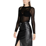 Vila Clothes Black Viscose Sportswear VI-15186300009-IT40|S