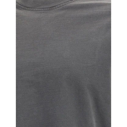 Agolde Gray Cotton Long Sleeve T-Shirt
