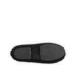 Dolce & Gabbana Black Wool Knit Slip On Ballerina Flats Shoes LA12809-38