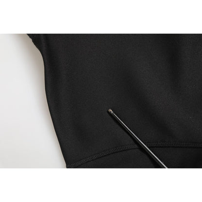 Dolce & Gabbana Black Polyester Turtleneck Pullover Sweater