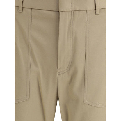 Brioni Beige Cotton Cargo Pants