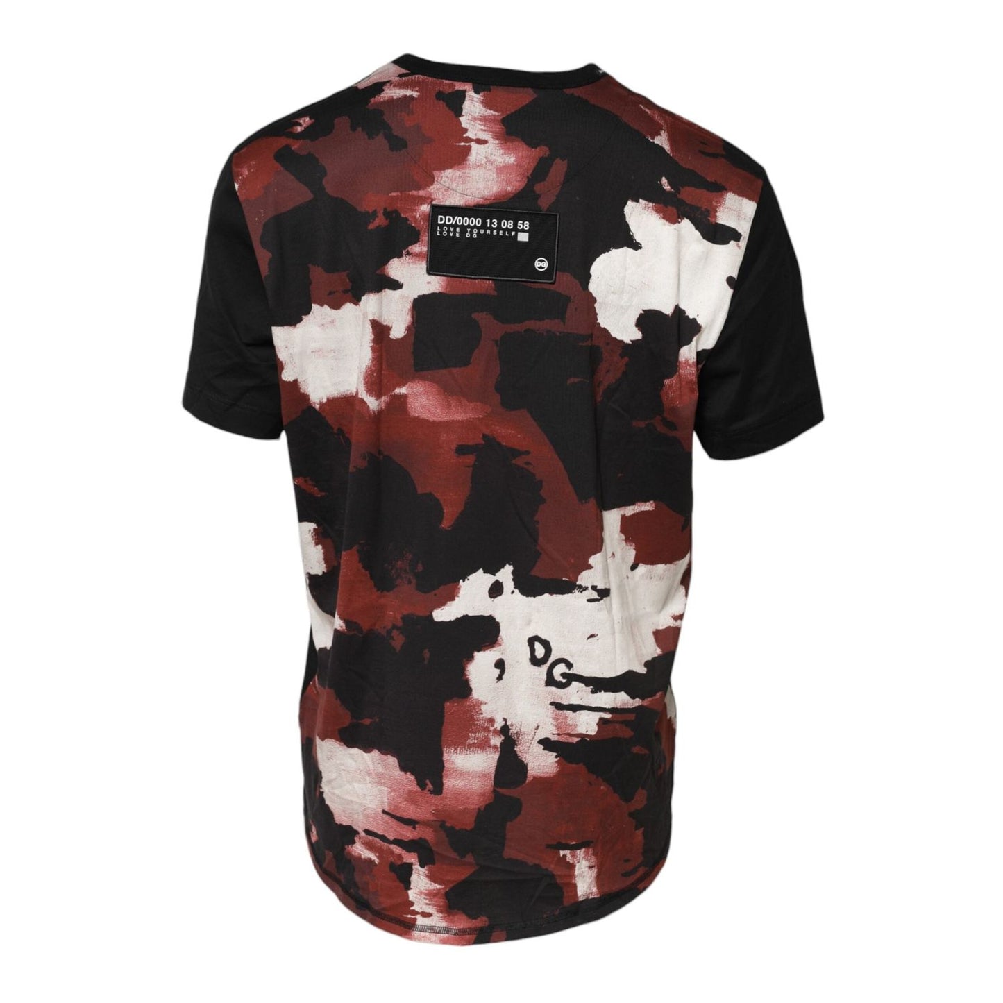 Dolce & Gabbana Multicolor Camouflage Crew Neck T-shirt TSH91018-56