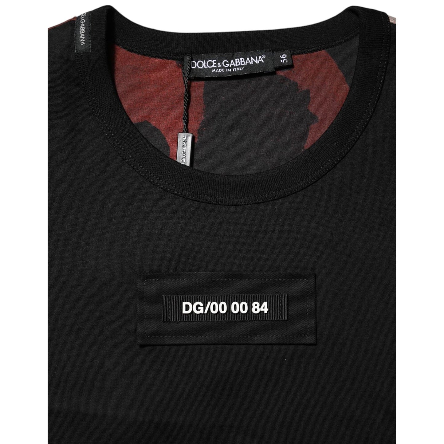 Dolce & Gabbana Multicolor Camouflage Crew Neck T-shirt TSH91018-56