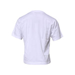Dolce & Gabbana White Logo Crew Neck Short Sleeves T-shirt TSH91150-58