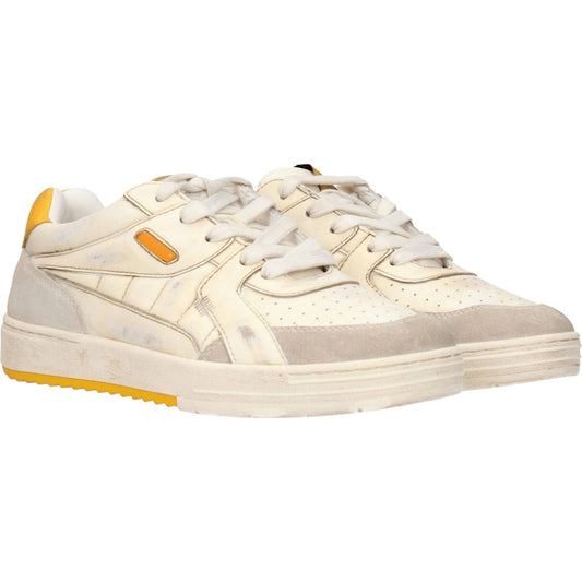 Palm Angels Beige Leather Chunky Sneakers PA-8547288875273-EU40/US7