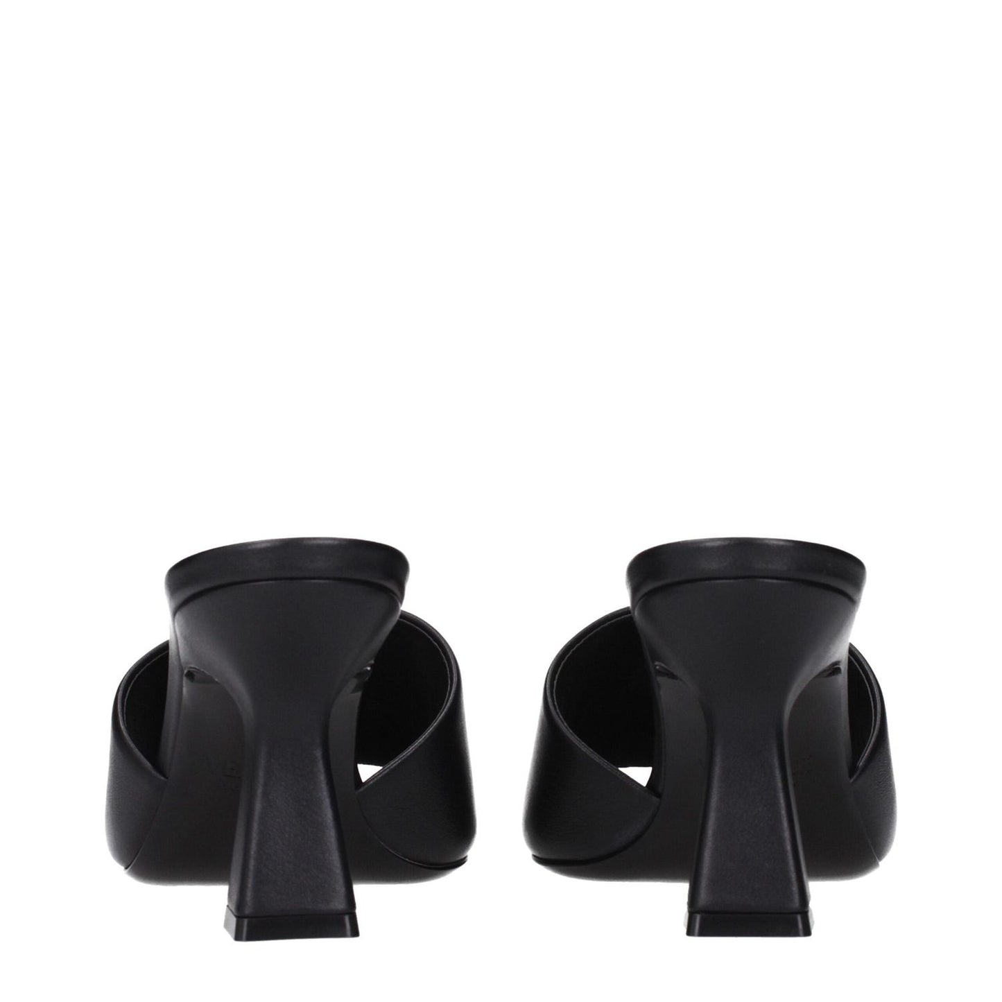 Versace Black Leather Stiletto Heels Sandals VE-15233995931913-EU37/US7