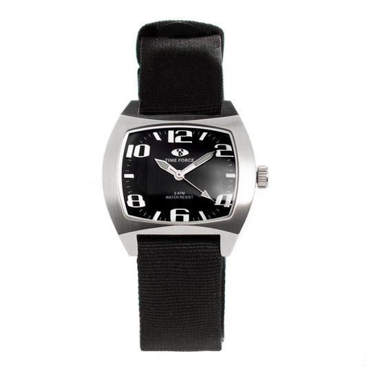 Time Force Black Nylon Sport Watch