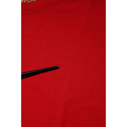 Dolce & Gabbana Red Crew Neck Short Sleeves Top T-shirt