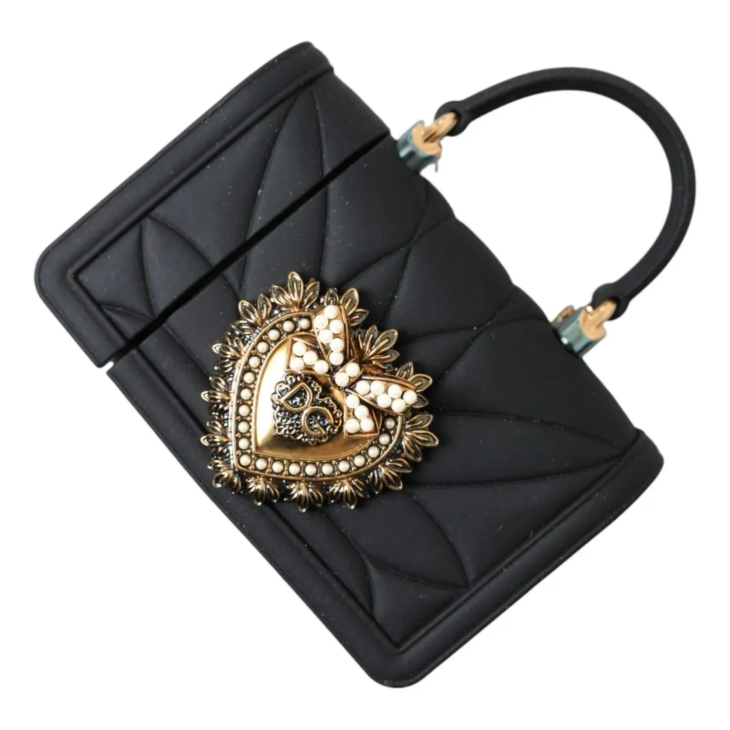 Front view with bag zipped and handles upright.