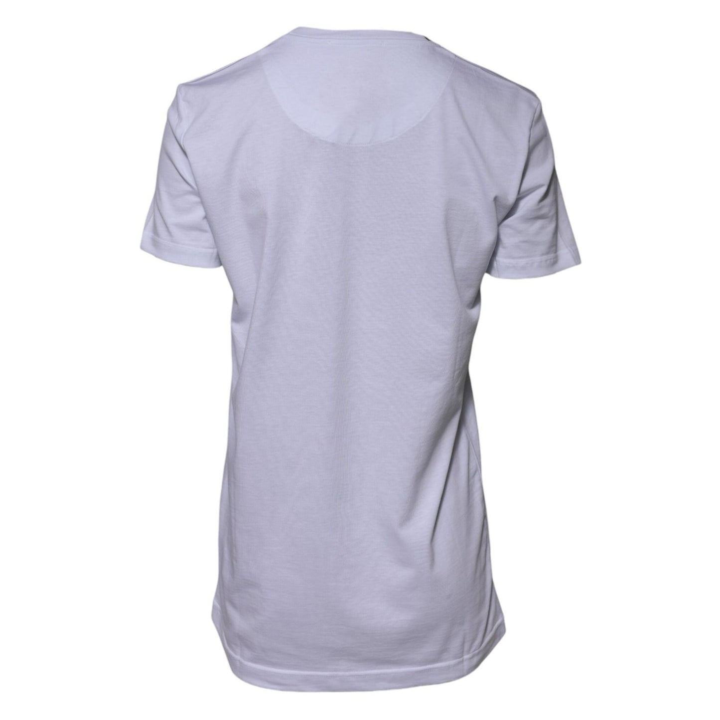 Dolce & Gabbana White Cotton Goodluck 2023 Crew Neck T-shirt TSH90682-42