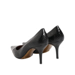 Dolce & Gabbana Black Exotic Leather Stiletto Pumps Shoes LA12896-36.5