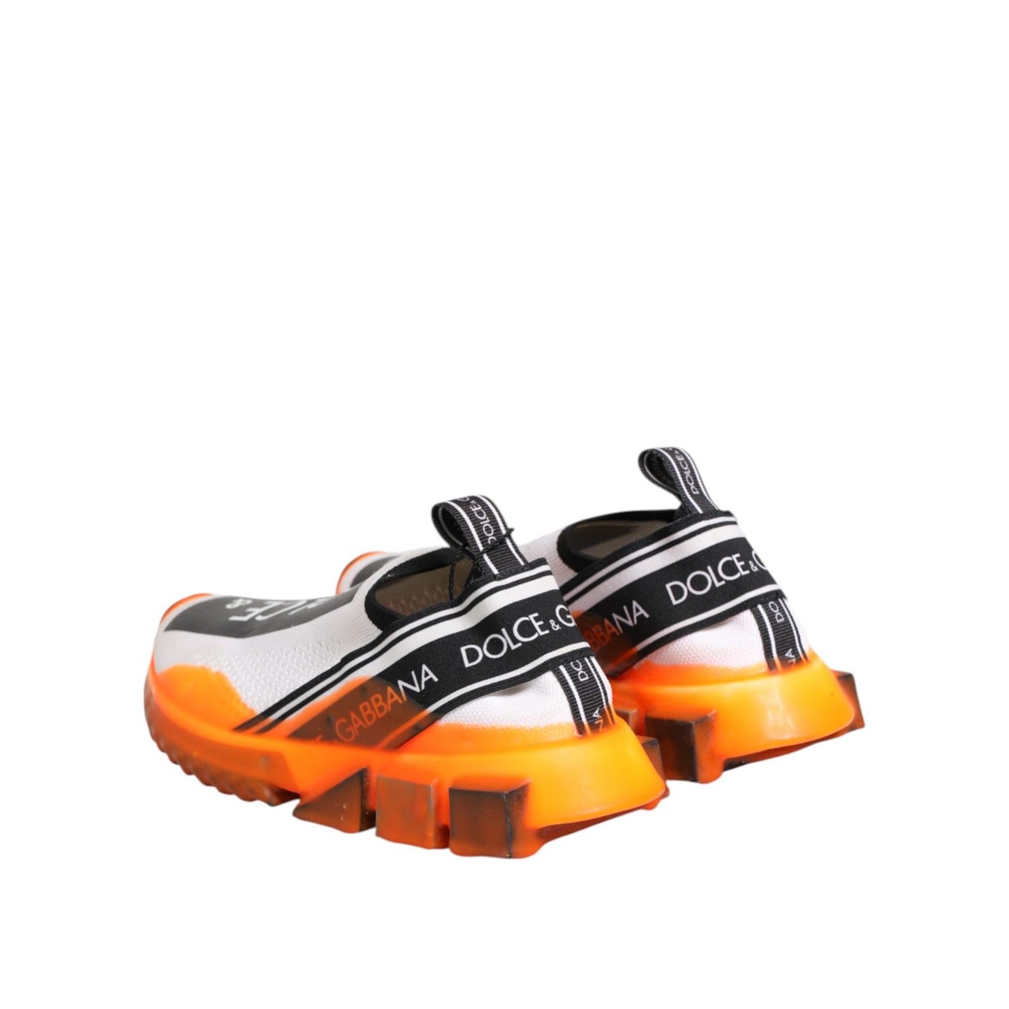 Dolce & Gabbana White Sorrento Slip On Low Top Sneakers Shoes