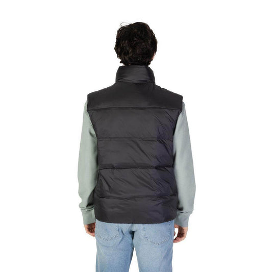 Calvin Klein Jeans Black Polyamide Sleveless Jacket CA-15730800009-IT44 | S