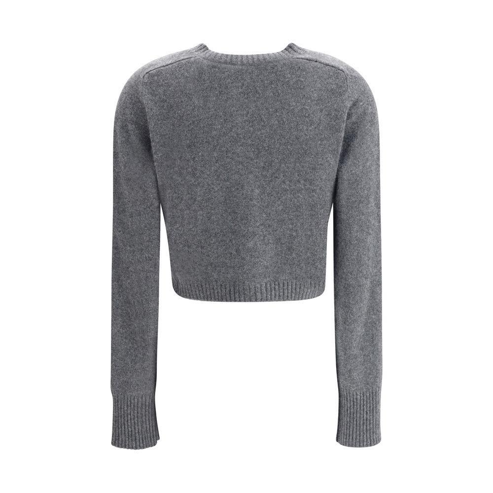 Loulou De Saison Cashmere crop Cardigan LO-ZEPHIRLDSANTHRACITE-L