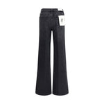 RE/DONE Wide leg Jeans RE-16503WHRWDLGWASHEDNOIR-W24