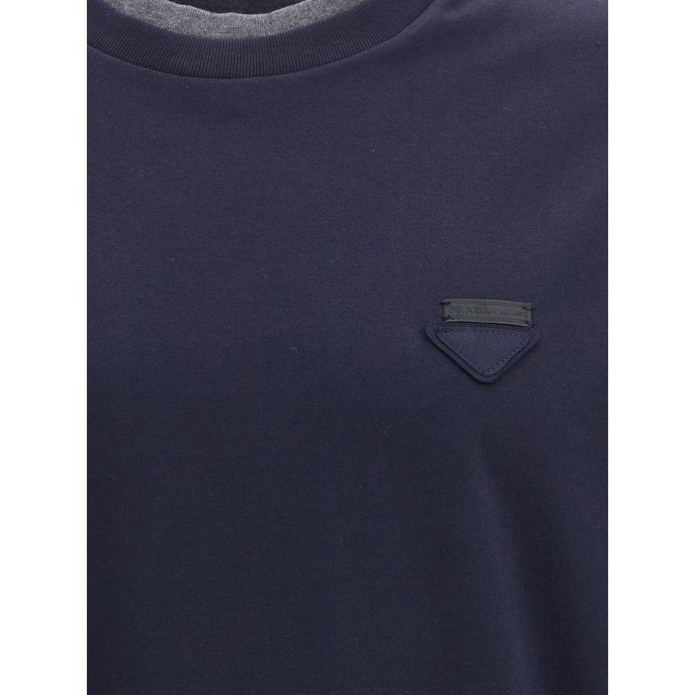 Prada Double layer T-Shirt PR-UJN912SWMO11CDF095J-S