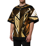 Dolce & Gabbana Black Metallic Print Nylon Crewneck T-shirt TSH90592-52
