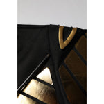 Dolce & Gabbana Black Metallic Print Nylon Crewneck T-shirt TSH90592-52