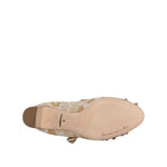 Dolce & Gabbana Gold Jacquard Crystal Mary Janes Pumps Shoes LA12908-38