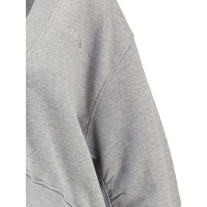 The Attico Gray Cotton Sweatshirt
