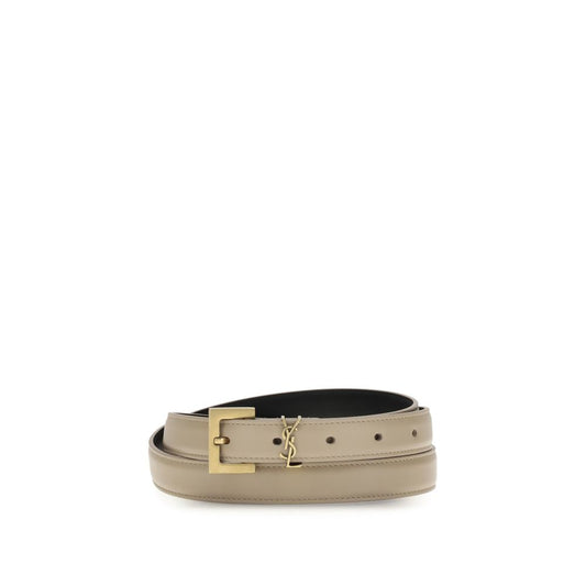 Saint Laurent Cassandre slim Belt SA-554465BOO0W2721-85 CM / 34 INCHES