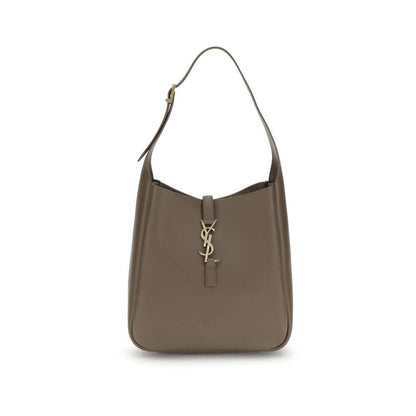 Saint Laurent Brown Calf Leather Bos Taurus Shoulder Bag