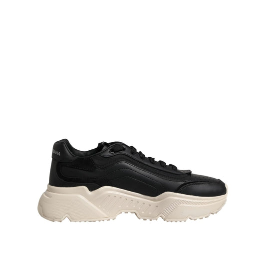 Dolce & Gabbana Black White Daymaster Low Top Sneakers Shoes