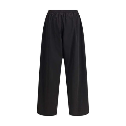Balenciaga Black Polyester Casual Pants