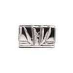 Ferrari Metal Silver GT patent leather bag with chain FE8056121179097