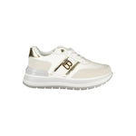 Laura Biagiotti White Polyester Sneaker LA-32803-EU38/US8