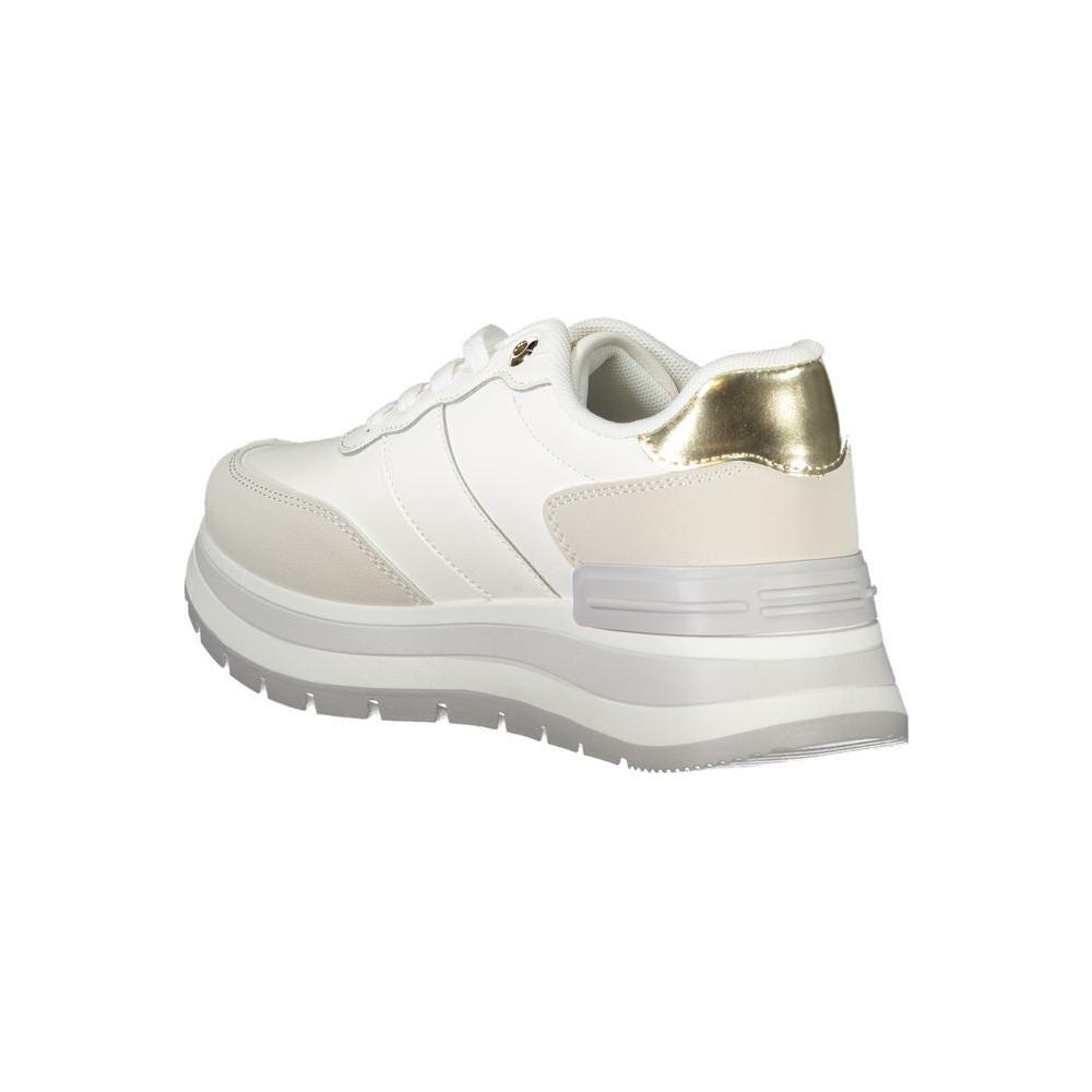 Laura Biagiotti White Polyester Sneaker LA-32803-EU38/US8