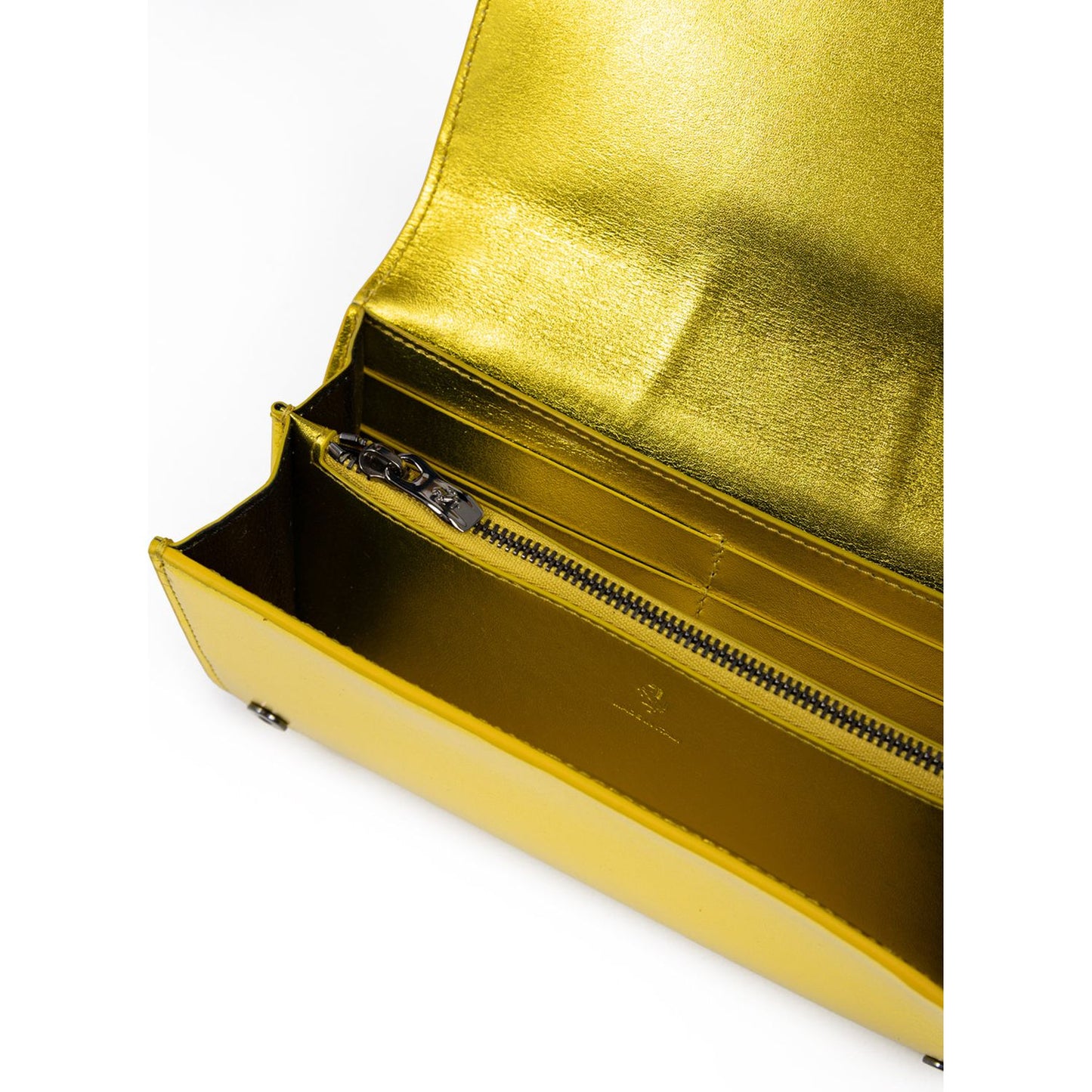 Ferrari Metal Yellow GT patent leather purse FE8056121179059
