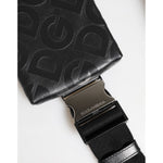 Dolce & Gabbana Gray DG Logo Mania Purse Phone Belt Waist Men Borse Bag BAG4662