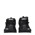 Versace Black Leather Athletic Sneakers VE-15247752397065-EU35/US5