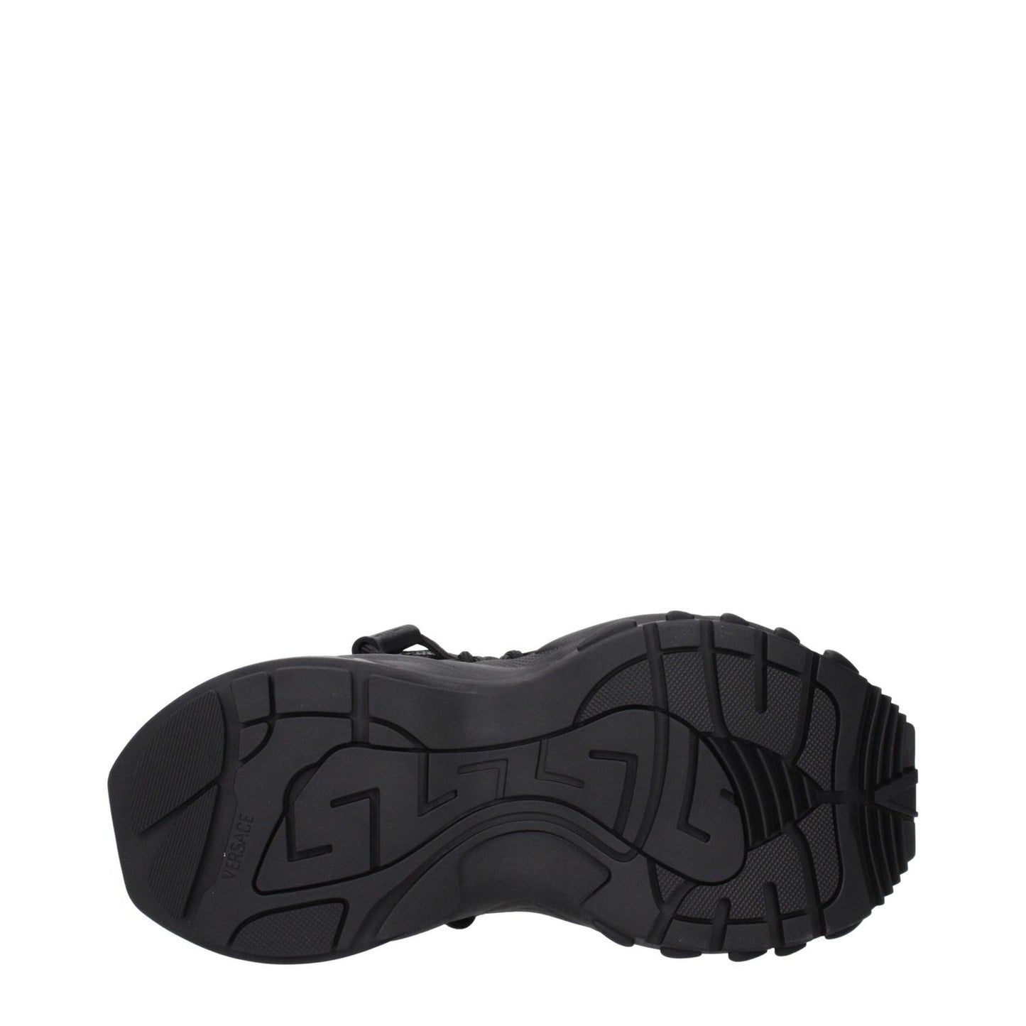 Versace Black Leather Athletic Sneakers VE-15247752397065-EU35/US5