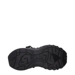 Versace Black Leather Athletic Sneakers VE-15247752397065-EU35/US5