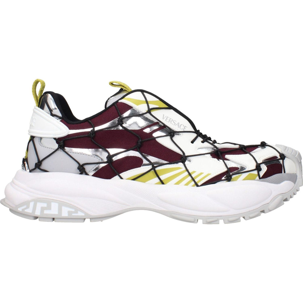 Versace Red Fabric Athletic Sneakers VE-15248534733065-EU43/US10