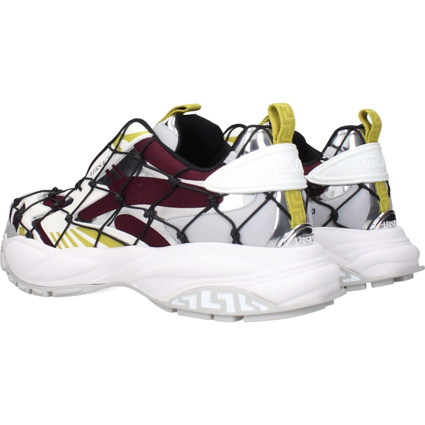Versace Red Fabric Athletic Sneakers VE-15248534733065-EU43/US10