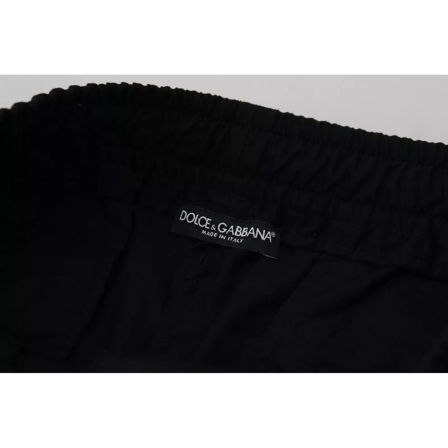 Dolce & Gabbana Black Jogger Wool Jogging Trouser