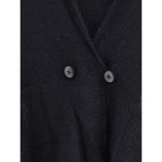 Giorgio Armani Double-breasted cardigan and top in a wool and mohair blend Twin-set GI-GW002229UC001-IT44 | L