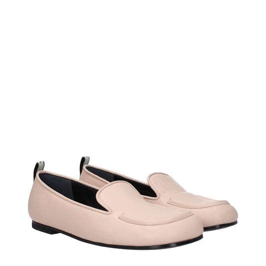 Premiata Pink Leather Slip-On Loafers PR-9312439009545-EU37/US7