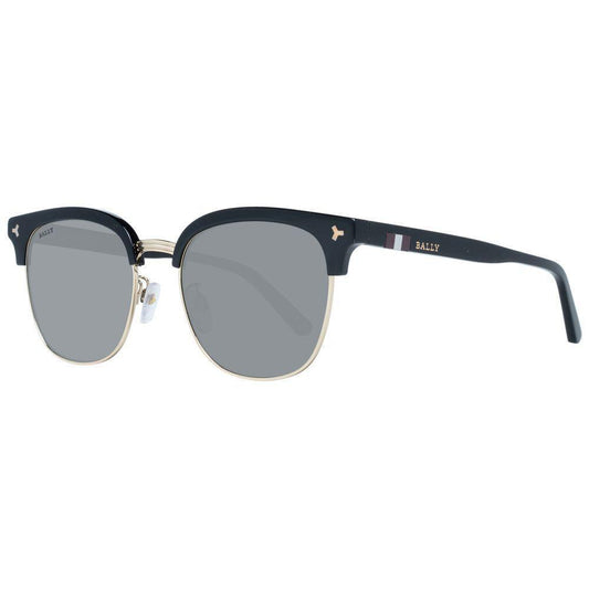 Bally Black Metal Sunglasses BA-1408